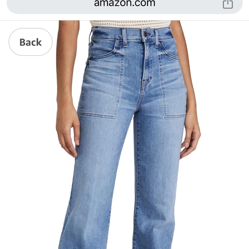 Veronica Beard Light Blue Flare Jeans